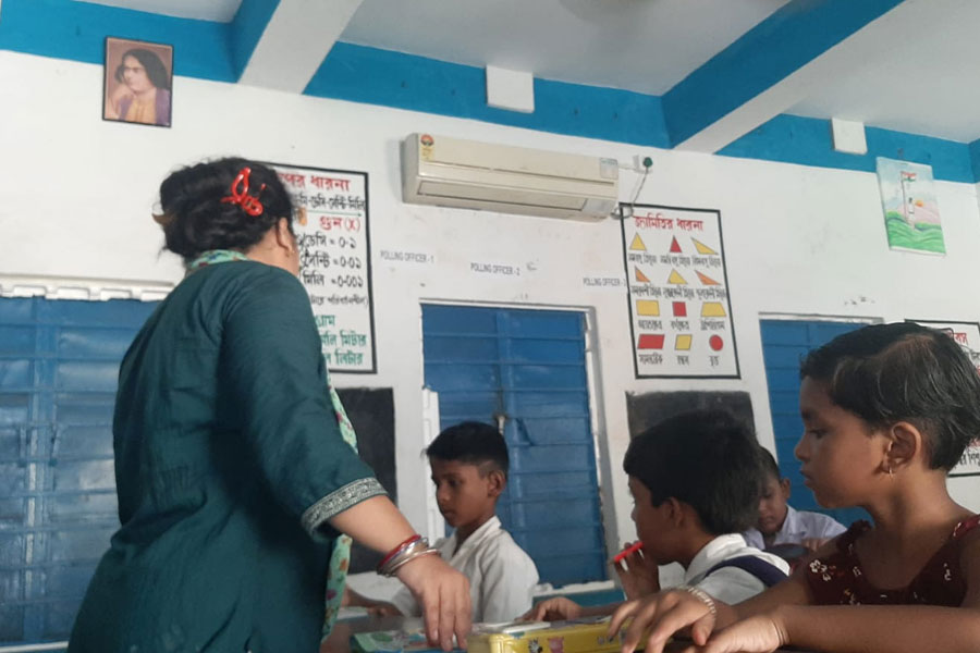 AC installed in Nadia school to pull back students in classroom