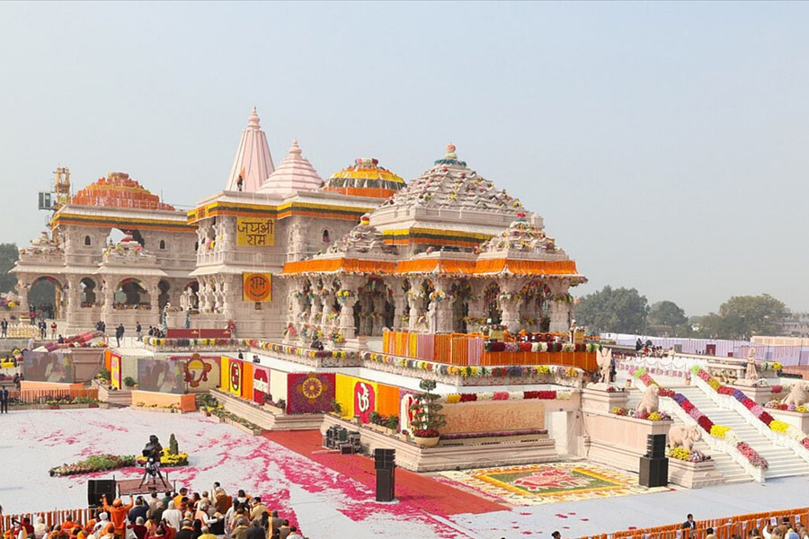 Unidentified drone over Ayodhya Ram Temple shot down by police