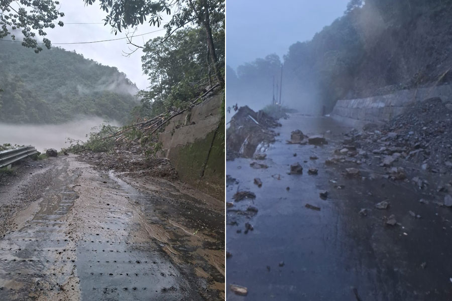 Another landslide in Sikkim, connectivity with WB stopped