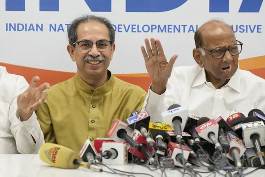 Uddhav Sena, Congress, NCP(SP) to jointly fight Maharashtra polls, announce Sharad Pawar