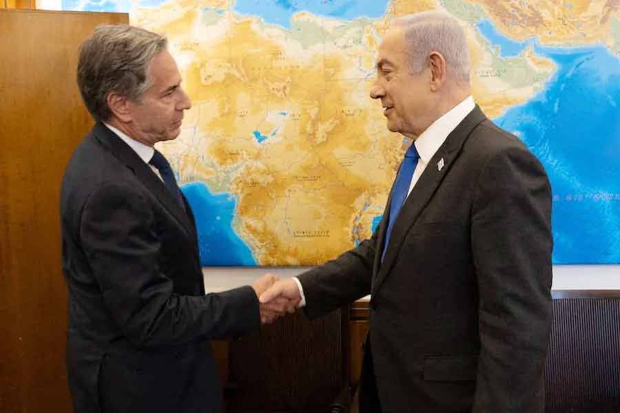Push Gaza Truce Talks, Blinken Meets Netanyahu