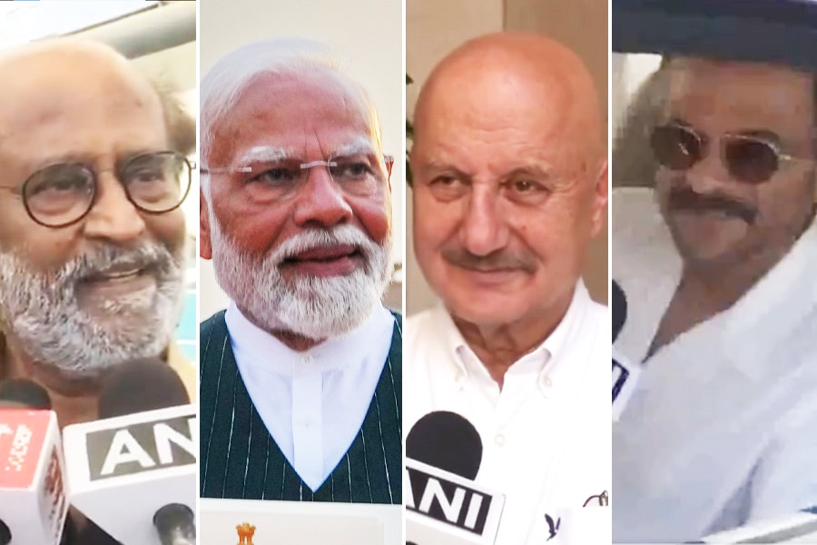 Rajnikanth, Anil Kapoor, Anupam kher celebs who attend PM Modi's swearing-in ceremony