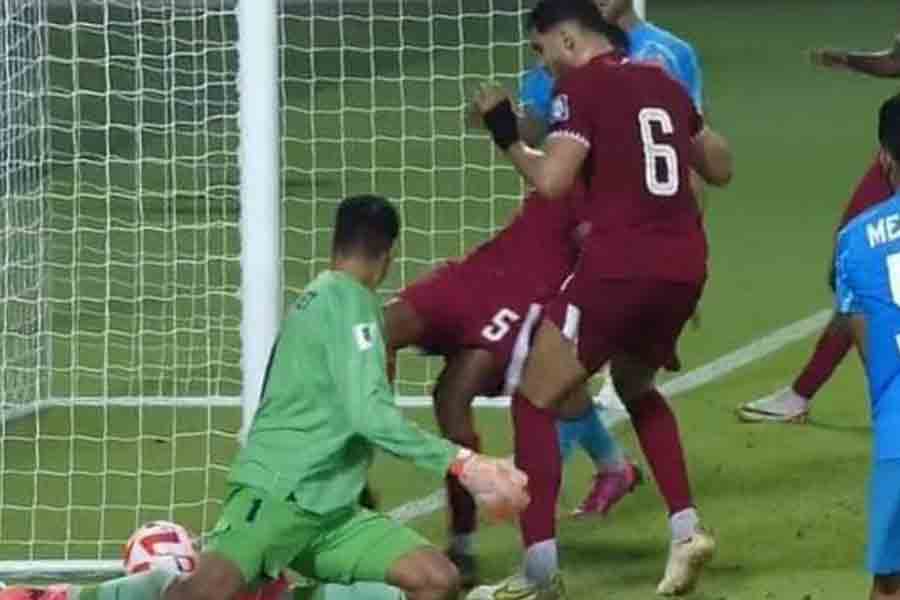 AIFF has lodged a complaint with the match commissioner for Qatar’s controversial goal against India