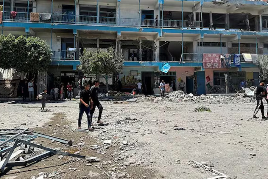 30 killed after Israel strikes at Gaza school