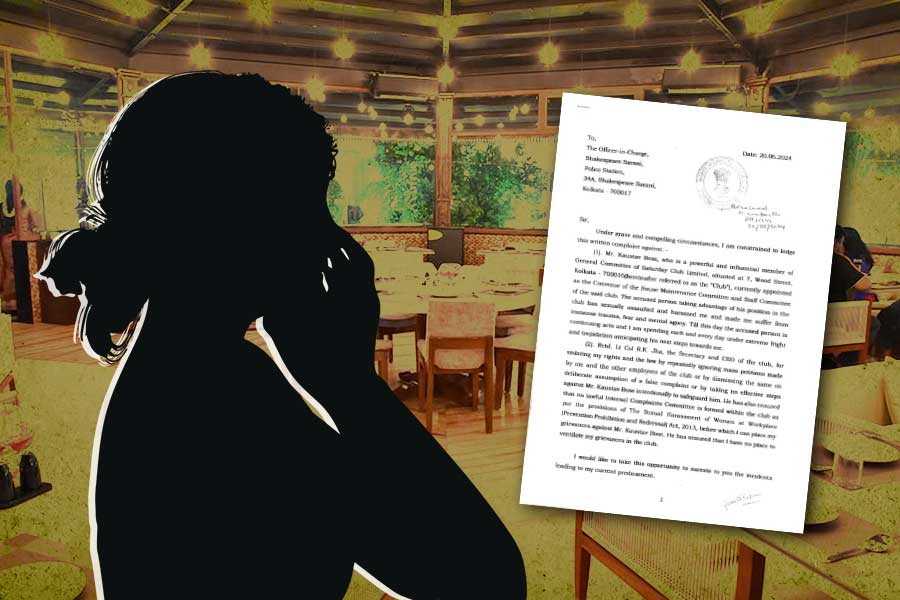 Female staff of South Calcutta club is allegedly harassed, files FIR