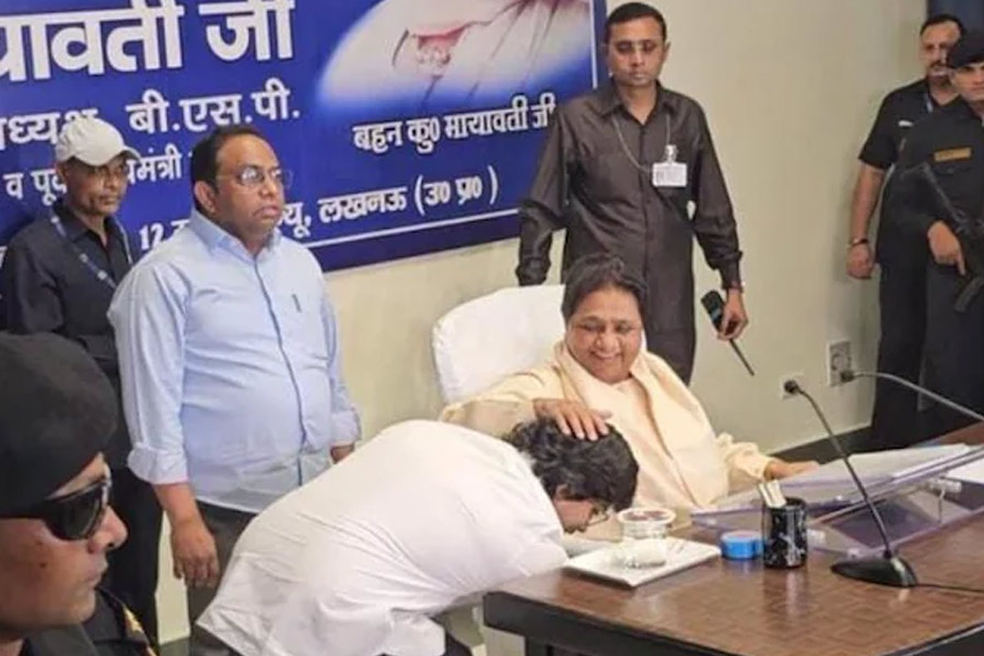 Mayawati announces nephew as successor, gives him post