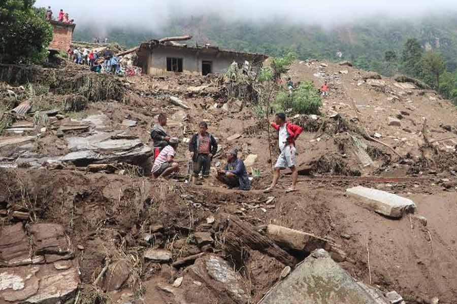 14 died in Nepal as heavy rain triggers landslides, floods