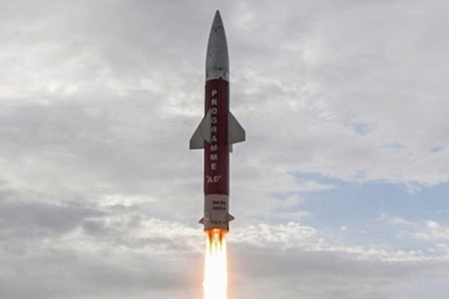 DRDO tests of a ballistic missile of defence system successfully