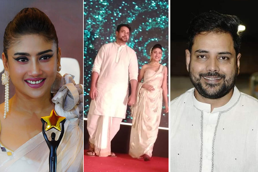 Debolina Dutta reacted on her ramp walk with Tathagata Mukherjee