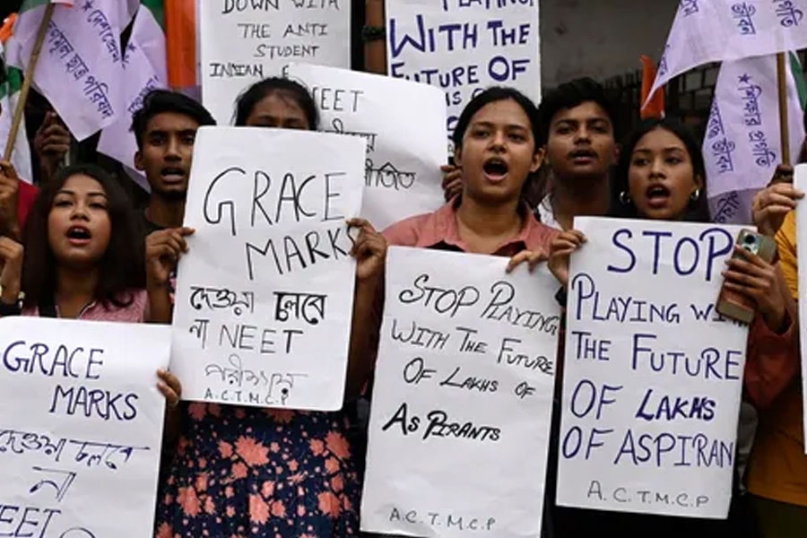 682 highest for Haryana centre where 6 aspirants scored full marks