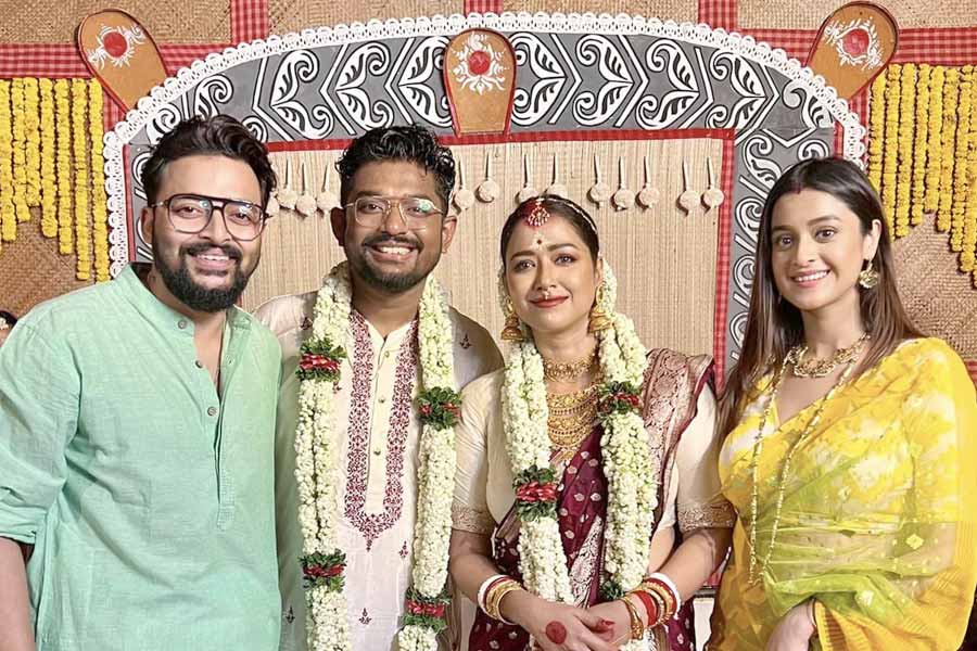 Sohini Shovan Wedding: Saurav, Darshana and other Bengali celebs at the Bengali Actress's marriage