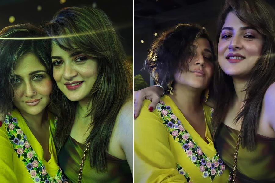 Srabanti Chatterjee shared adorable post with Swastika Mukherjee