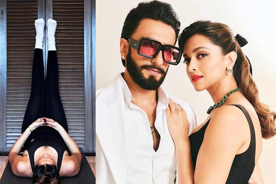 Deepika Padukone Flaunts Baby Bump, Performs Yoga, Ranveer Singh Reacts