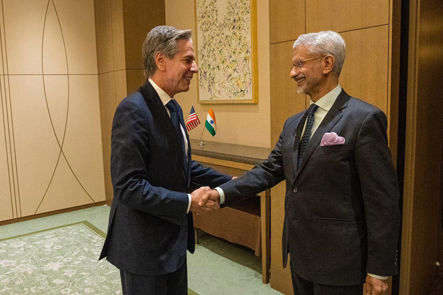 S Jaishankar met Antony Blinken before QUAD summit in Japan
