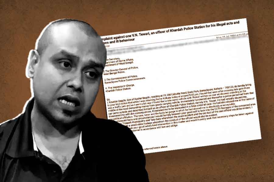 BJP leader Koustav Bagchi allegedly harassed by police after protesting