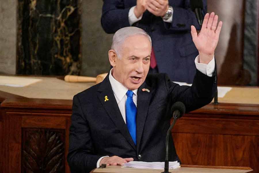 Benjamin Netanyahu gave speech in US Congress