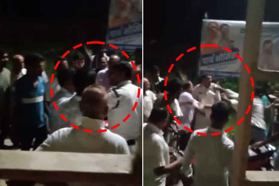 Barrackpore: TMC accused of beating a traffic police officer