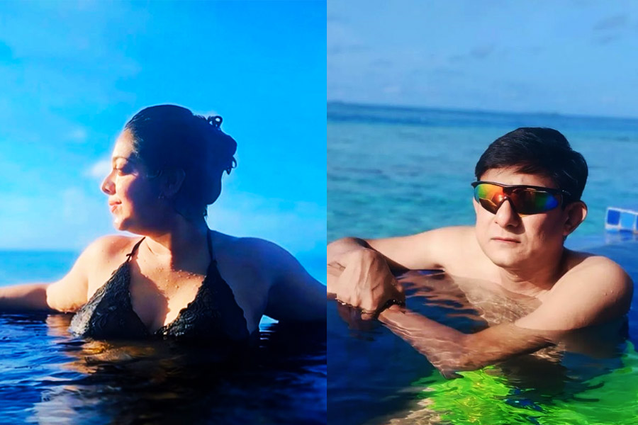 Kanchan Mullick, Sreemoyee Chattoraj shares Photo From their HONEYMOON
