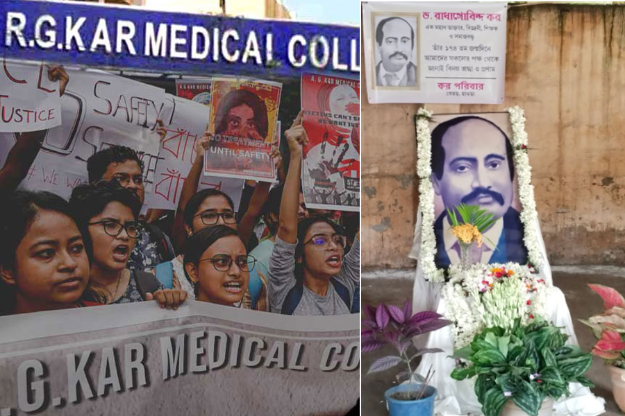 RG Kar Hospital: Minimum celebration in Howrah of founder member of this hospital at his residence due to the unprecedented incident