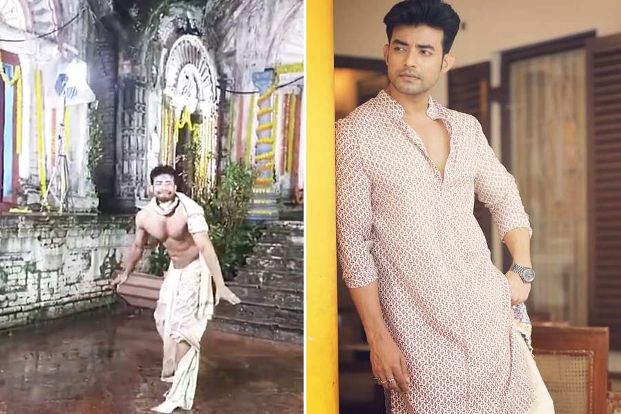 Ranojoy Bishnu shared BTS video of Kon Gopone Mon Bheseche serial