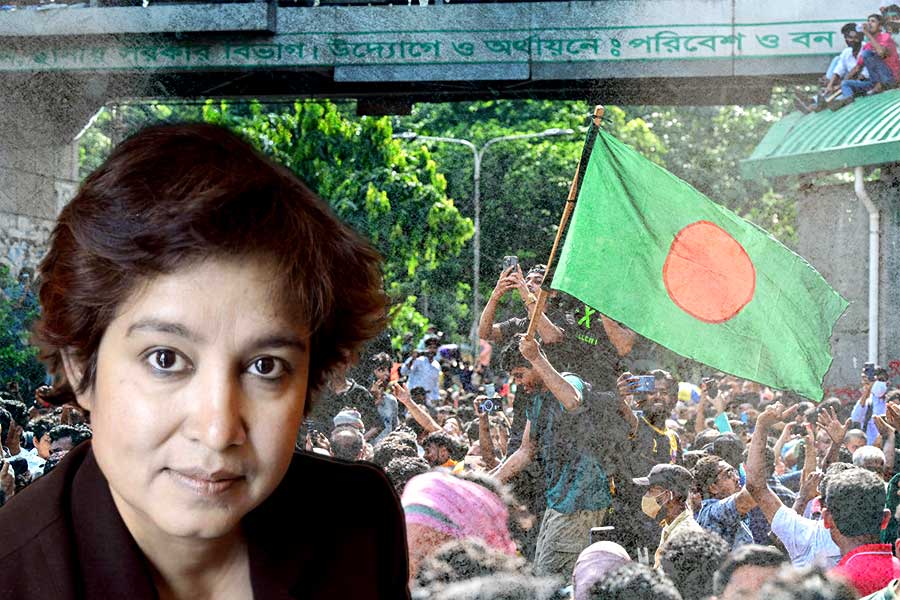 Taslima Nasrin slams Bangladesh protesters