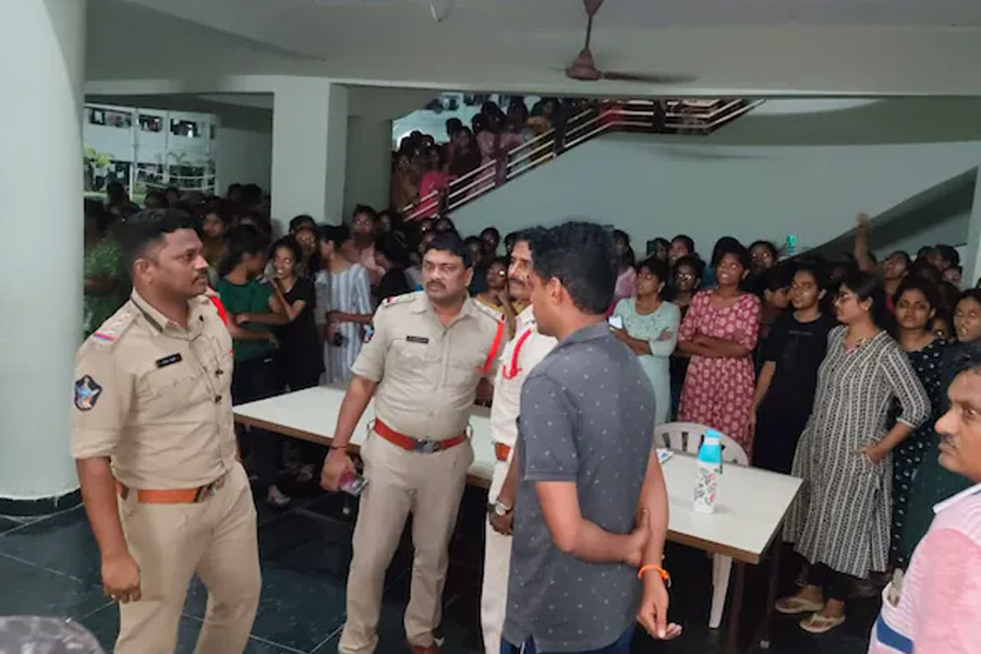 Camera at women hostel in Andhra Pradesh college, sparks protest