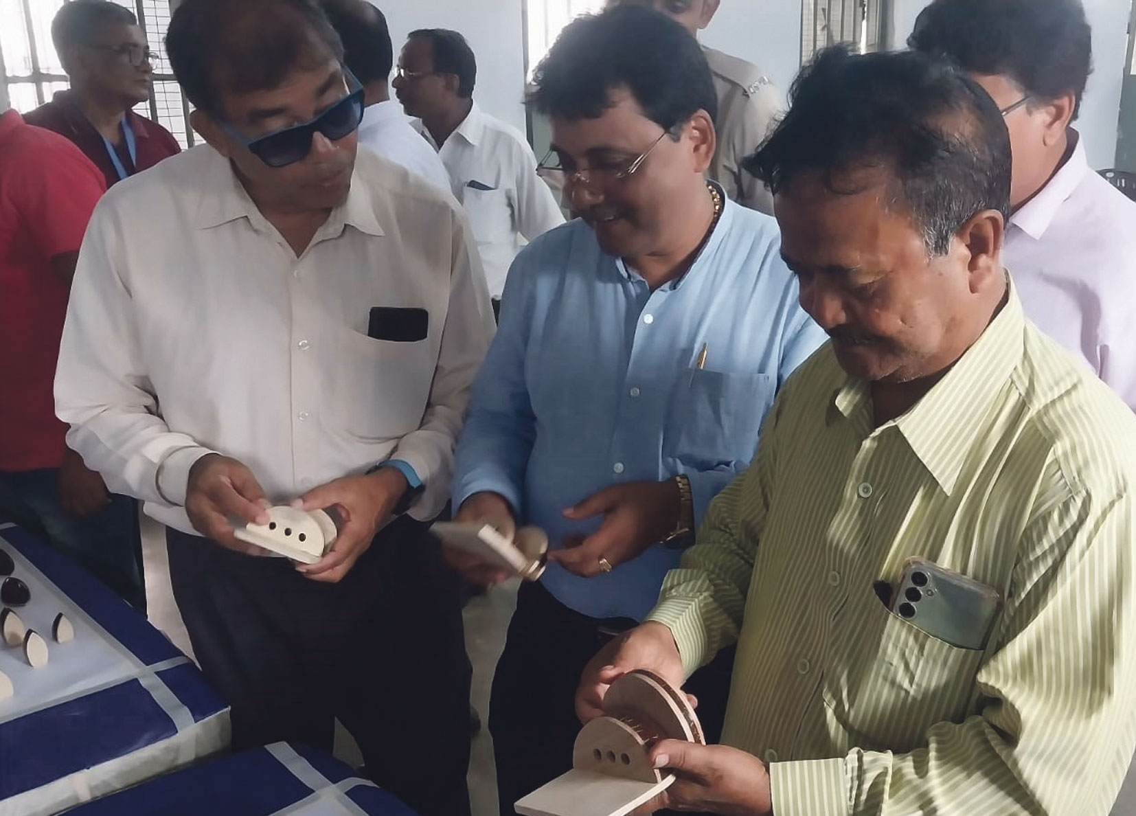 Exhibition of handicrafts by inmates of Kalna jail