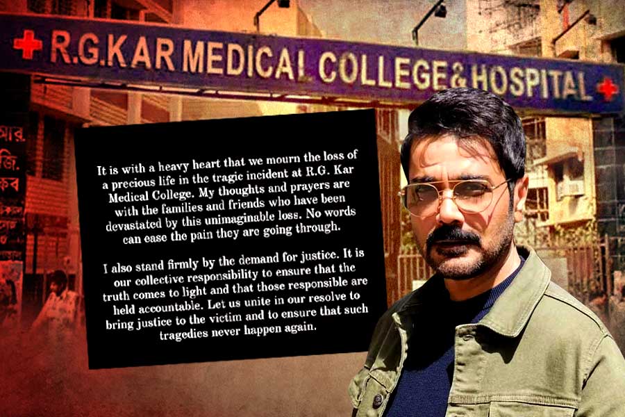 Prosenjit Chatterjee reacted on R G Kar incident
