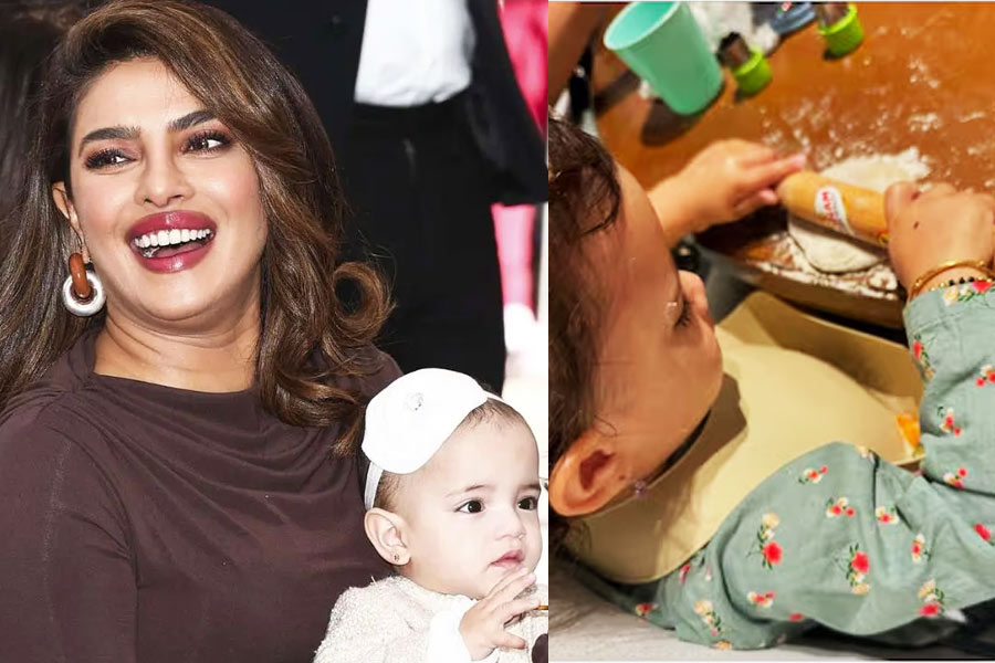 Priyanka Chopra shares pic of Malti making rotis, Fans react