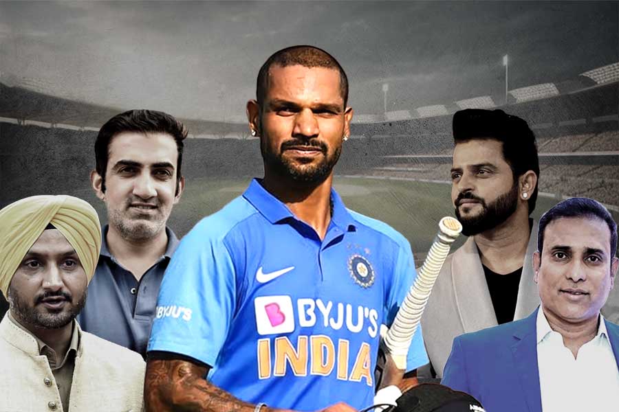 Ex Cricketer like Gautam Gambhir, Harbhajan Sing and supporters reacted to Shikhar Dhawan's retirement