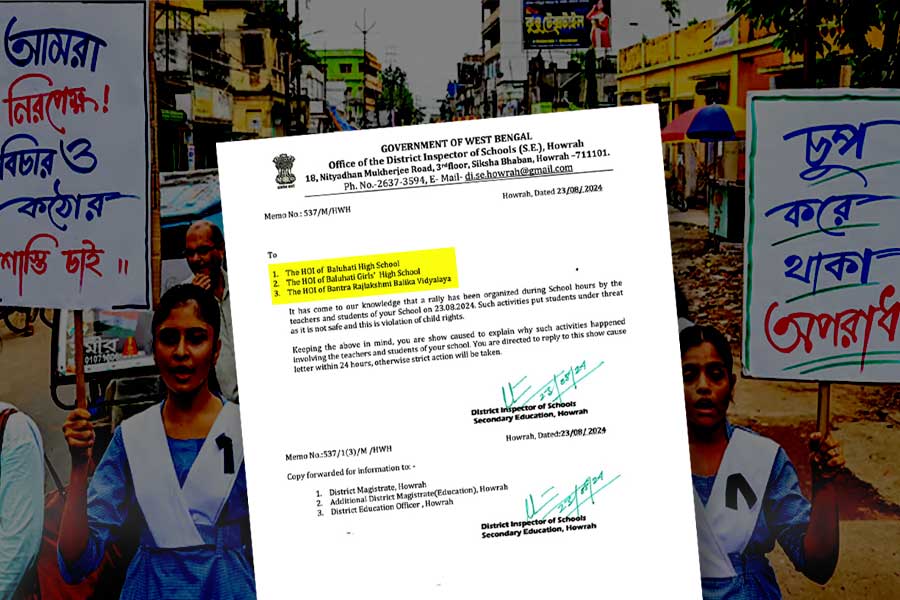 RG Kar Medical College & Hospital: Howrah's three school's gets notice after rally