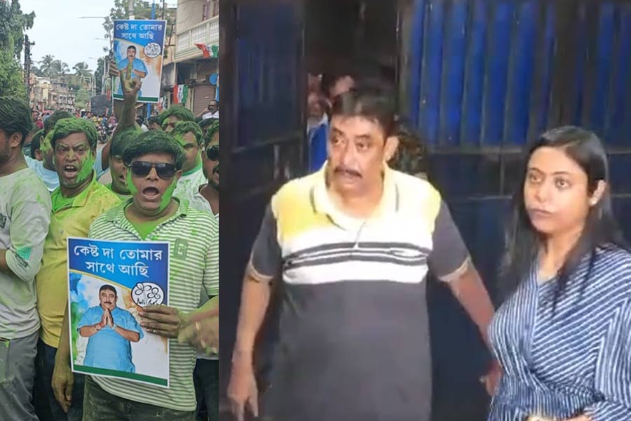 Anubrata Mondal receives a warm welcome in Bolpur after two years in Tihar jail