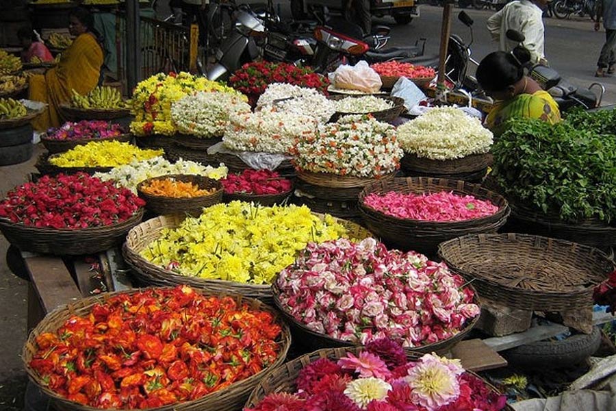 Flowers damaged due to rain in off season, price will be hiked before Vishwakarma Puja
