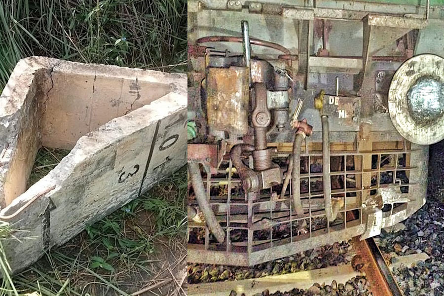 Train derailment bid foiled in Rajasthan's Ajmer, two cement blocks found on tracks