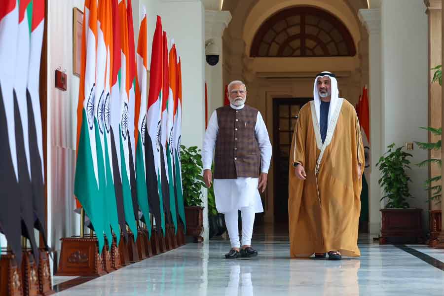 UAE Crown Prince Visit India, Met with PM Narendra Modi