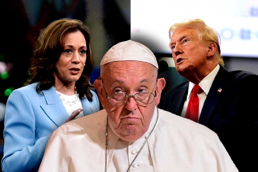 Pope Francis slams both Harris and Trump as ‘against life’ and urges Catholics to vote for ‘lesser evil’