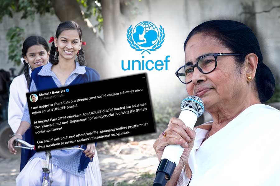 CM Mamata Banerjee post on x handle after Kanyashree-Rupashree recognition by UNICEF