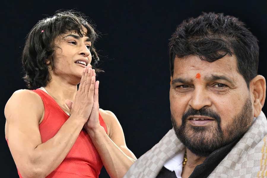 BJP Leadership advises Brij Bhushan Singh to avoid comments on Vinesh Phogat