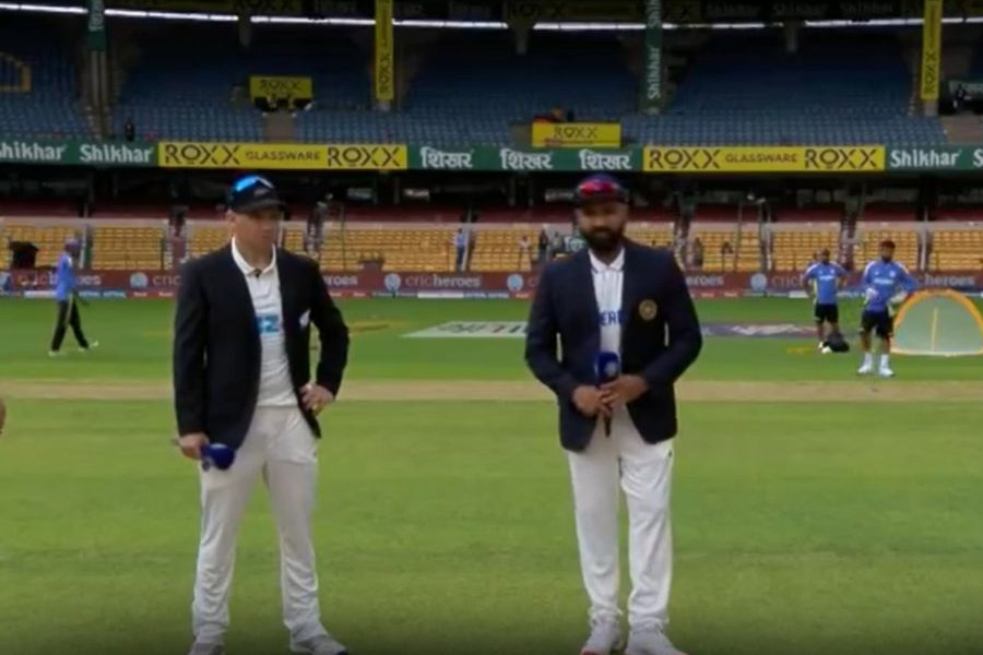 IND vs NZ: India opt to bat first in Bengaluru test