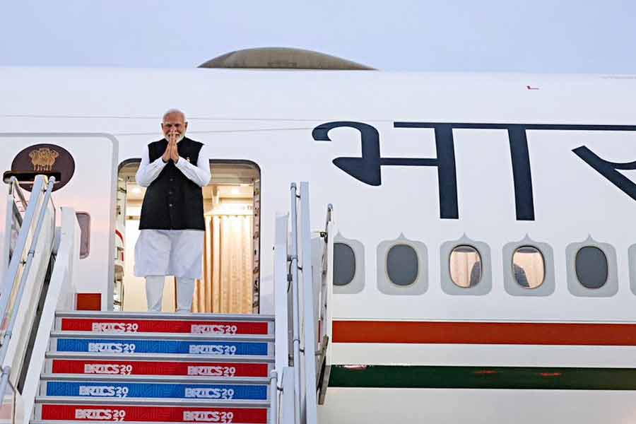 PM Narendra Modi returns to India after taking part in BRICS Summit in Russia