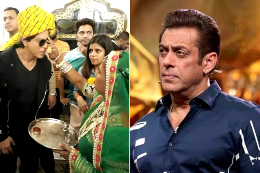 Old photos of Shah Rukh Khan honored by Bishnoi Community goes viral Amid Salman Khan-Lawrence Bishnoi feud