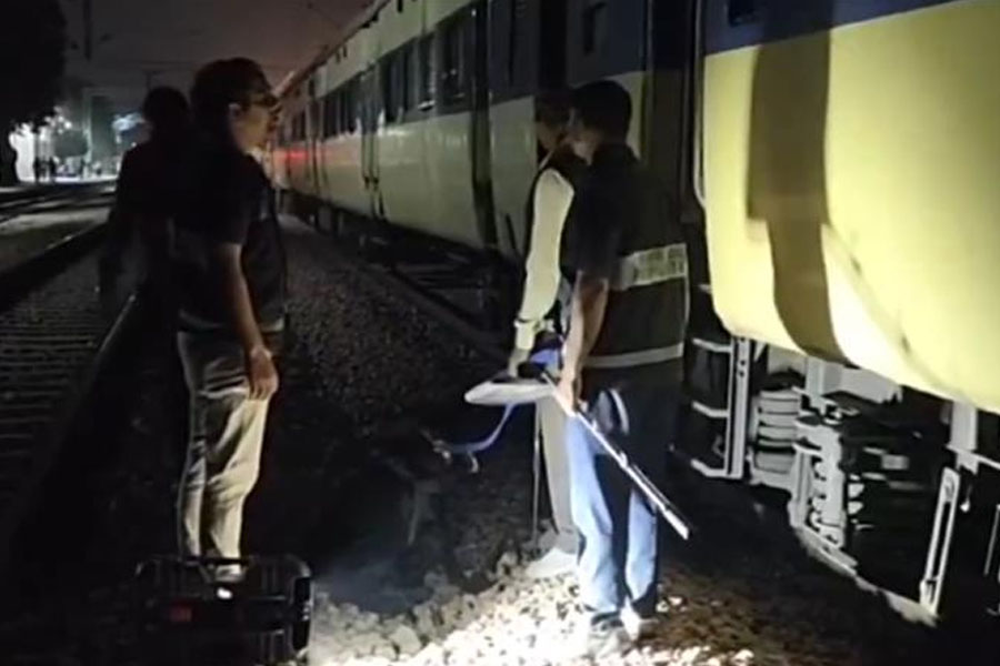 Moving train catches fire in Haryana