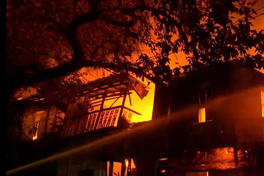 Raiganj Fire: Terrible fire in biscuit factory
