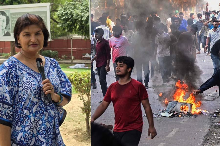 Hindu journalist in Dhaka allegedly herrassed in unrest Bangladesh, police claims to rescue