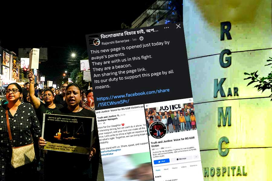 RG Kar Case: Parents of RG Kar victim open Facebook page