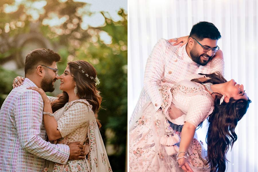 Sandipta Sen celebrates first wedding Anniversary with husband