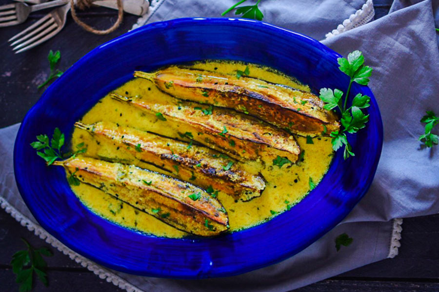 Bengali style different Brinjal recipes