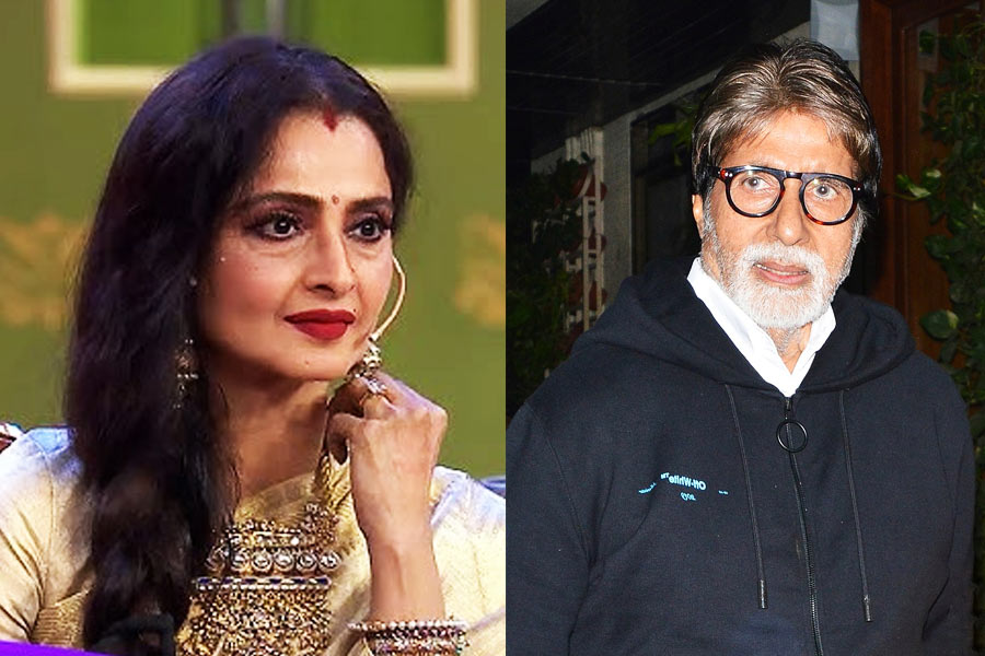 Kapil Sharma Mimics Amitabh Bachchan, Rekha Has An Epic Reaction