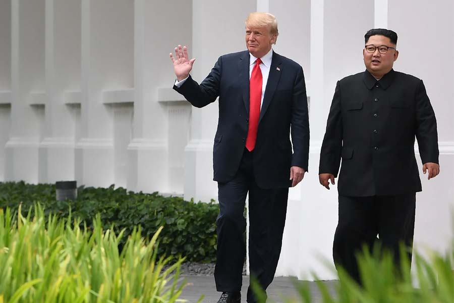 'How's Kim Jong Un doing', US president Donald Trump asks first question to US troops