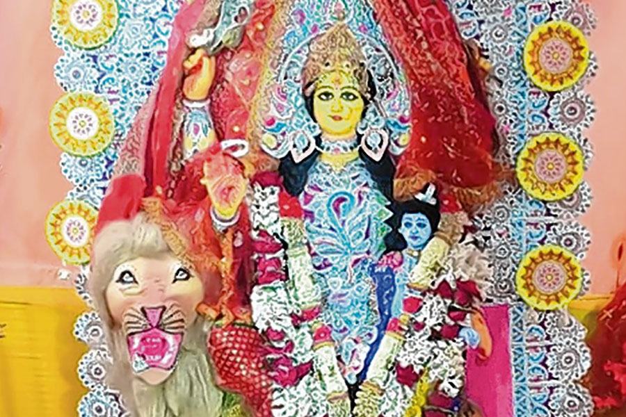 Bandurga puja in the forest of Baikunthapur, Siliguri